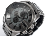 Diesel DZ4282 Mega Chief Chronograph Men's Watch – Grey Dial & Grey Stainless Steel Strap