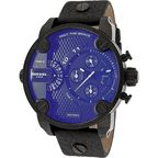 Diesel DZ7257 Little Daddy Chronograph Men's Watch – Blue Dial & Black Leather StrapDiesel DZ7257 Little Daddy Chronograph Men's Watch – Blue Dial & Black Leather Strap