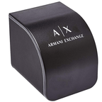 Armani Exchange Hampton AX2152 Men's Chronograph Watch – Black Dial with Silver Stainless Steel Strap