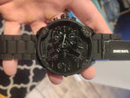 Diesel DZ7396 Mr. Daddy 2.0 Chronograph Men's Watch – Black Dial & Black Stainless Steel Strap