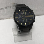 Armani Exchange Hampton AX2164 Men's Chronograph Watch – Black Dial with Black Stainless Steel Strap