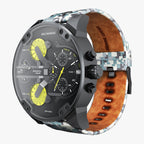 Diesel DZ7311 Big Daddy Chronograph Men's Watch – Black Dial & Black Leather Strap