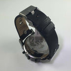 Diesel DZ7348 Mr. Daddy 2.0 Chronograph Men's Watch – Black Dial & Black Leather Strap