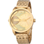 Diesel DZ7306 Mini Daddy Chronograph Men's Watch – Gold Dial & Gold Stainless Steel Strap