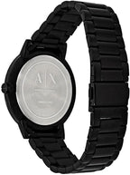Armani Exchange Cayde AX2701 Men's Analog Watch – Black Dial with Black Stainless Steel Strap
