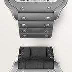 Santos De Cartier Large Model | Titanium, White Dial
