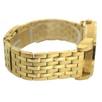 Diesel DZ7306 Mini Daddy Chronograph Men's Watch – Gold Dial & Gold Stainless Steel Strap