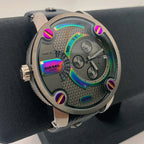 Diesel DZ7270 Badass Chronograph Men's Watch – Anthracite Dial & Black Leather Strap