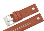 Diesel DZ7264 SBA Dual Time Men's Watch – Black Dial & Brown Leather Strap