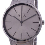 Armani Exchange Cayde AX2722 Men's Analog Watch – Grey Dial with Matching Grey Stainless Steel Strap