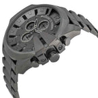 Diesel DZ4282 Mega Chief Chronograph Men's Watch – Grey Dial & Grey Stainless Steel Strap