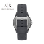 Armani Exchange Outerbanks AX7123 Men's Chronograph Watch – Grey Dial with Grey Silicone Strap